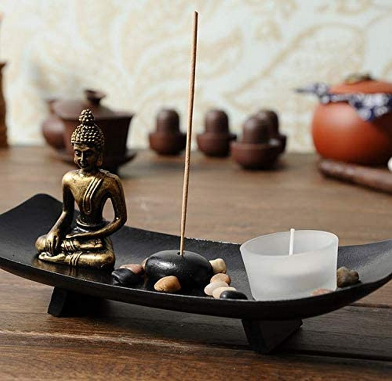 Jardín Zen Buda Meditacion Decoracion