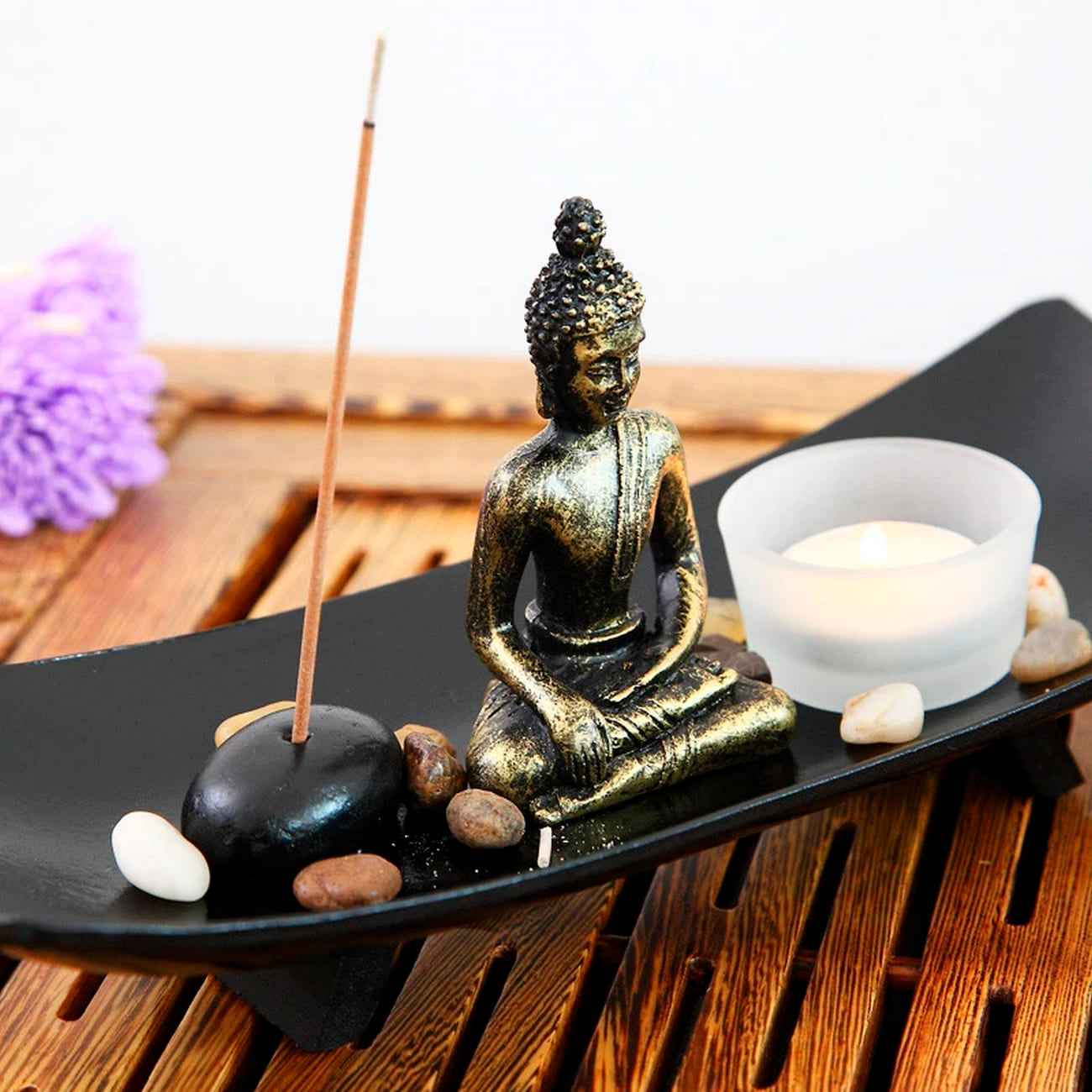 Jardín Zen Buda Meditacion Decoracion