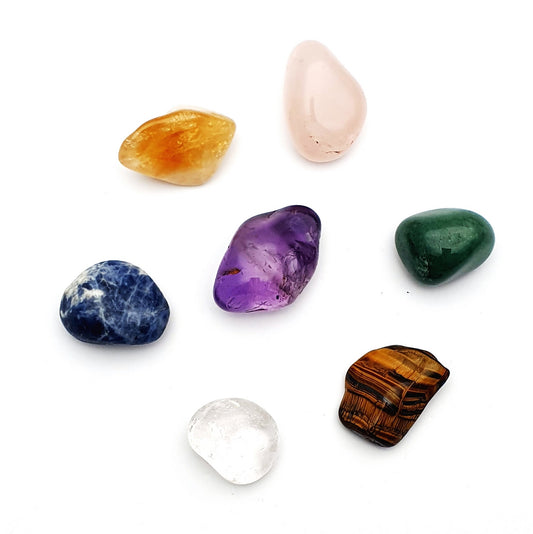 Cuarzos 7 Chakras Tamboreada Energético