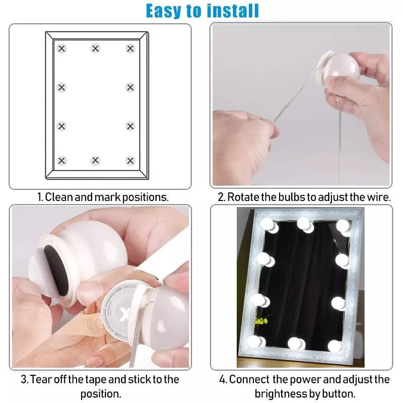 Bombillas LED para espejo de maquillaje