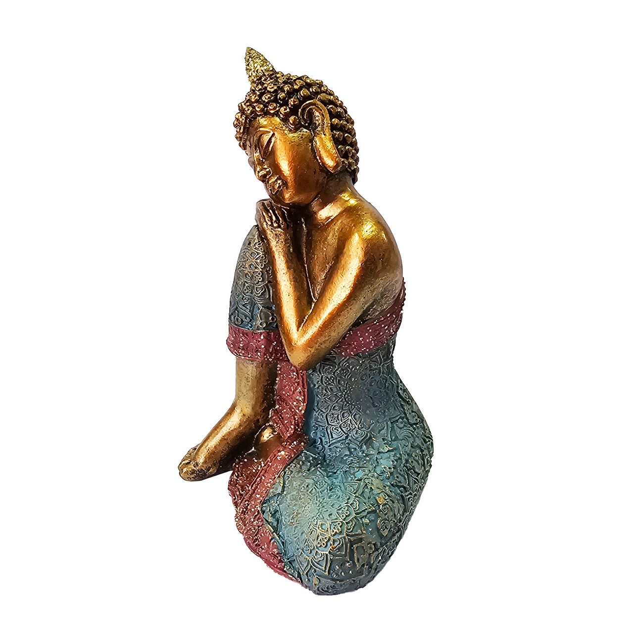 Buda Dorado Sentado Mano Decoración Pros