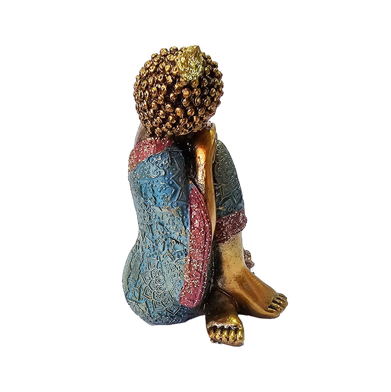 Buda Dorado Sentado Mano Decoración Pros